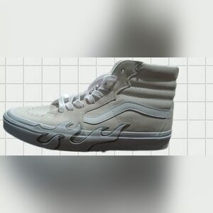 Vans White and Beige Size 7.5